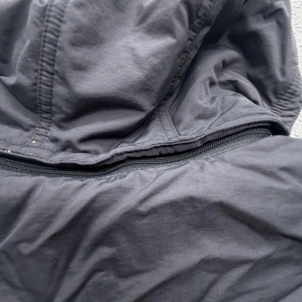 Nike Jacket Youth 10-12‎ Gray Orange Reversible Hooded Fleece Lined Puffer
